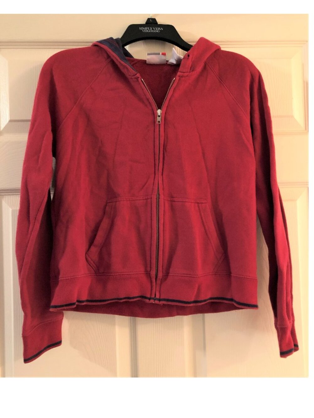 Arizona Jean Co Red Full Zip Hooded Sweatshirt size Medium